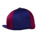Hy Equestrian Two Tone Hat Cover - Navy/Maroon