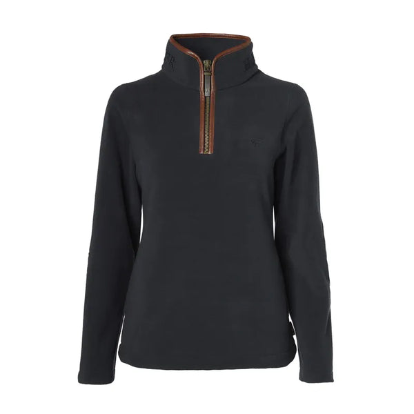 Holland Cooper Country Fleece Quarter Zip - Ink Navy