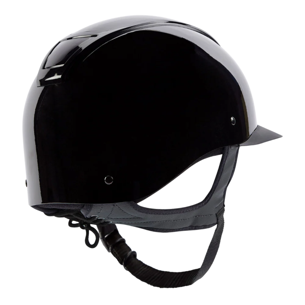 Champion Insight Oval Peaked Helmet - Metallic Black