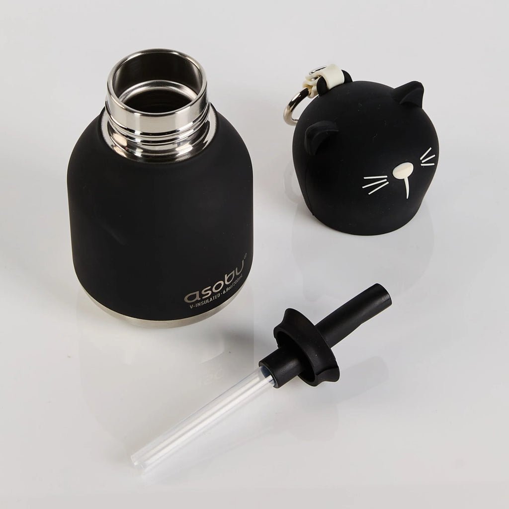 Asobu Mini Bestie Bottle - Black Cat