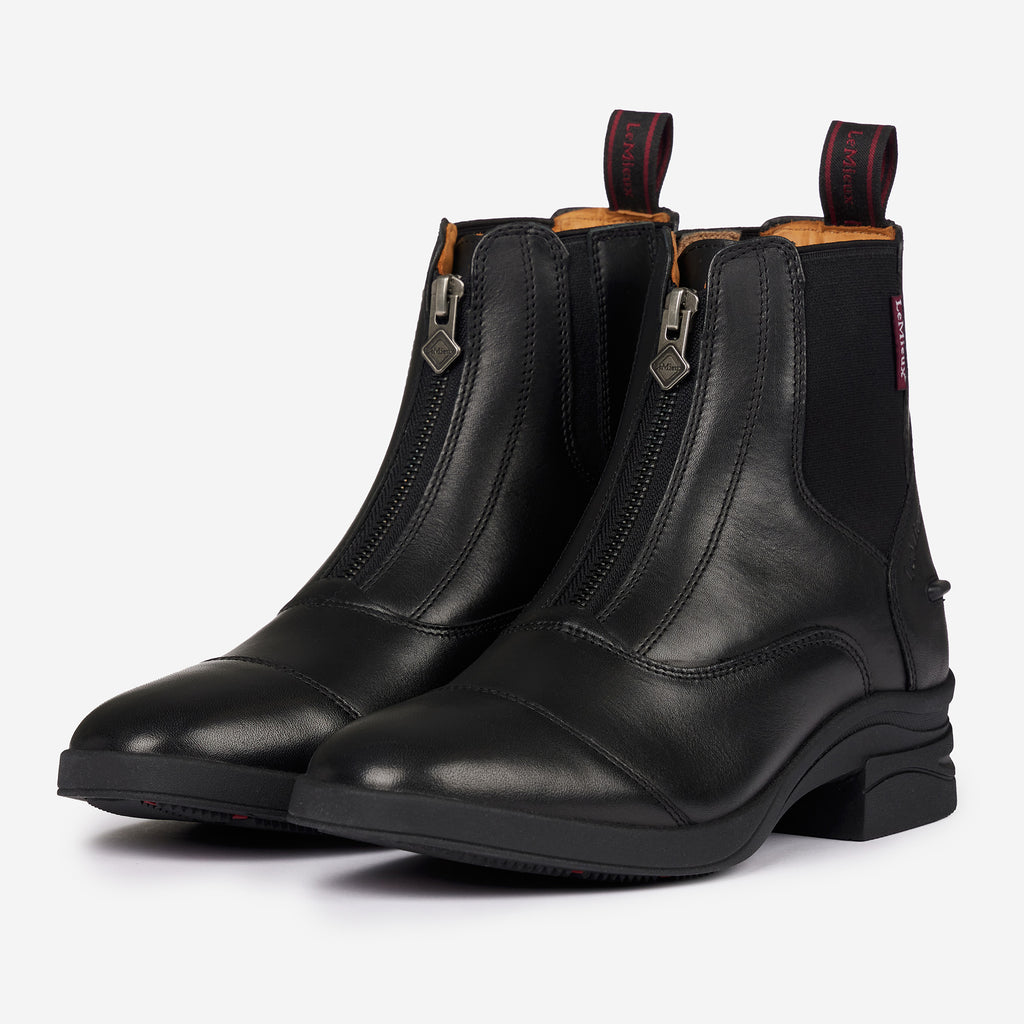 LeMieux Junior Zip Paddock Boot - Black