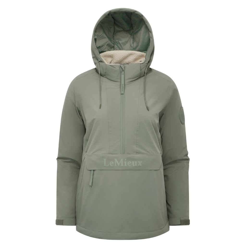 LeMieux Ladies Phoebe Half Zip Waterproof Anorak - Rosemary