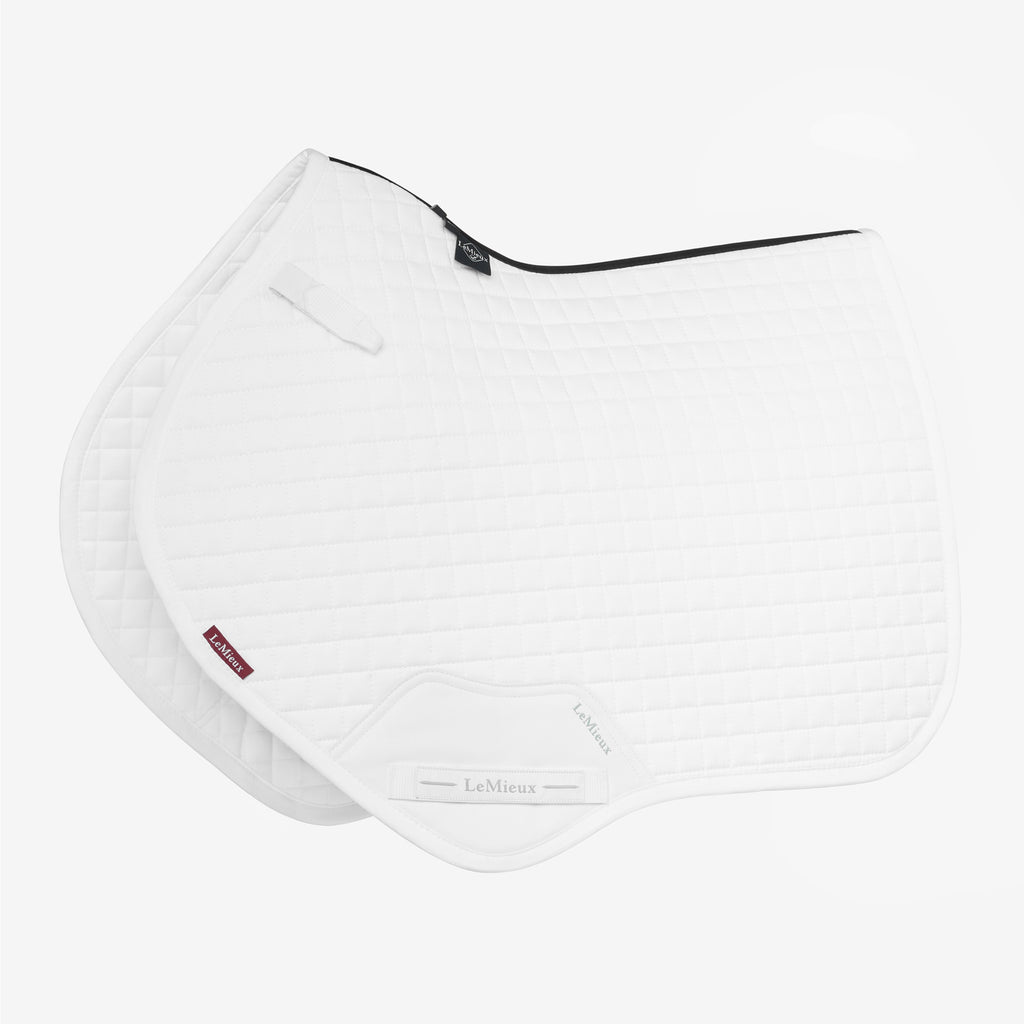 LeMieux Cotton Close Contact Square - White