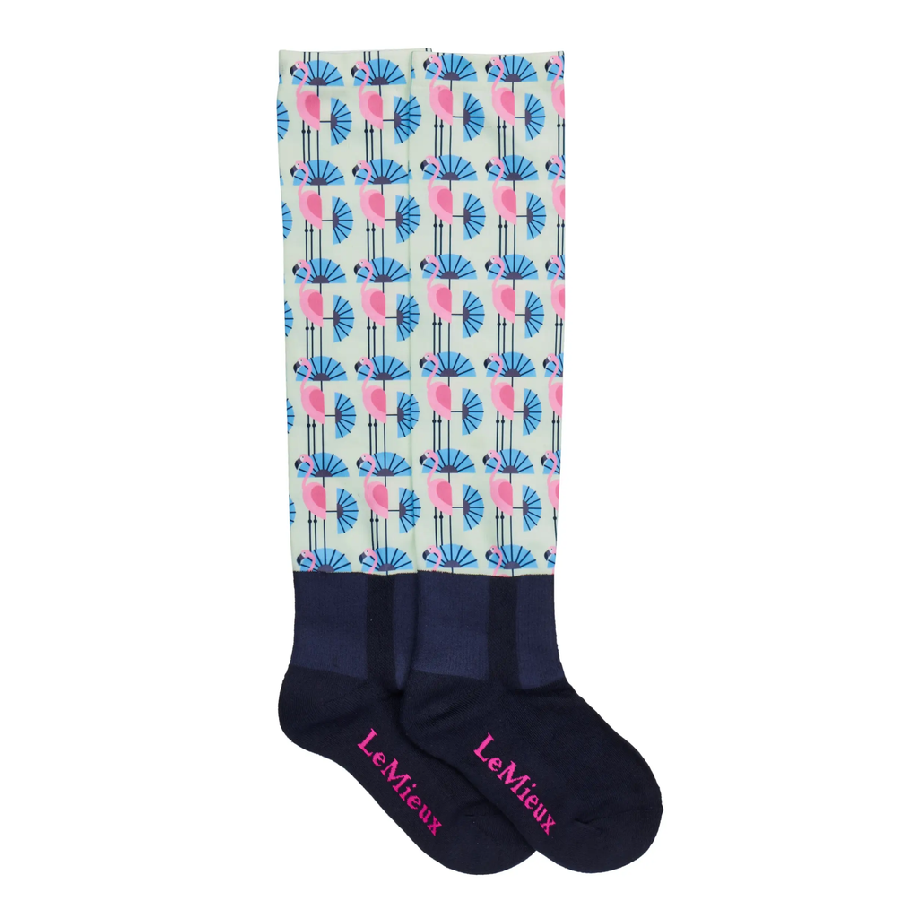 LeMieux Footsie Socks - Flamingo