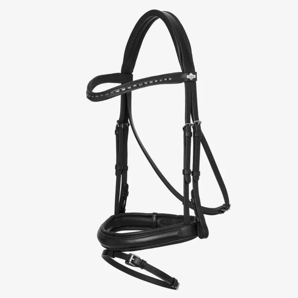 LeMieux Arika Dressage Bridle - Black/Silver