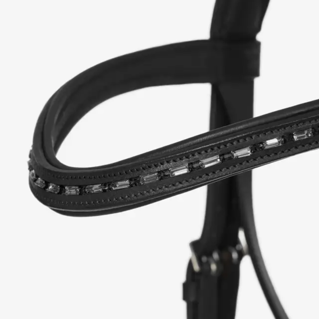 LeMieux Arika Dressage Bridle - Black/Silver