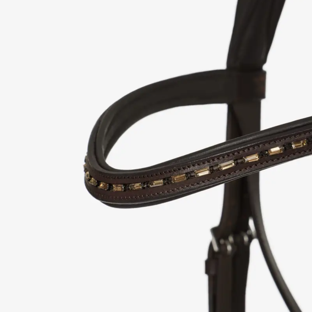 LeMieux Arika Dressage Bridle - Brown/Silver