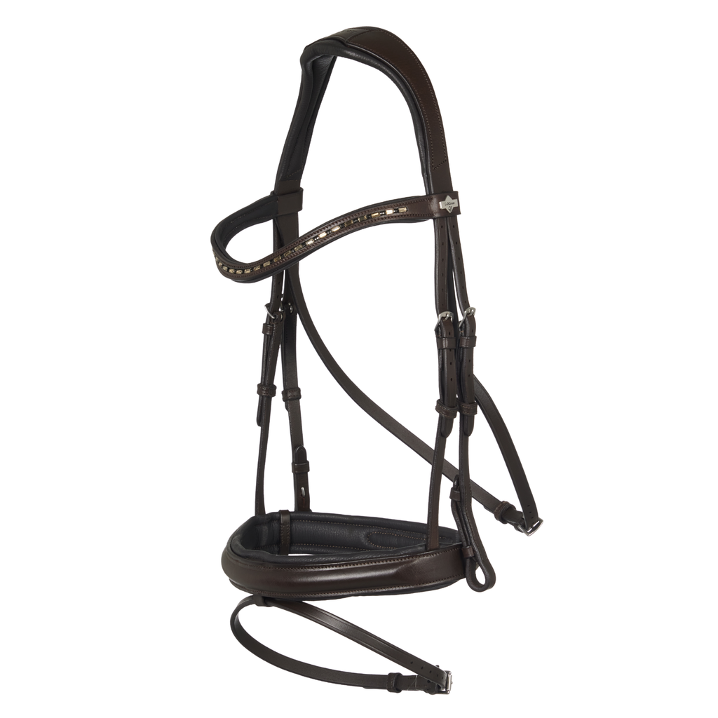 LeMieux Arika Dressage Bridle - Brown/Silver