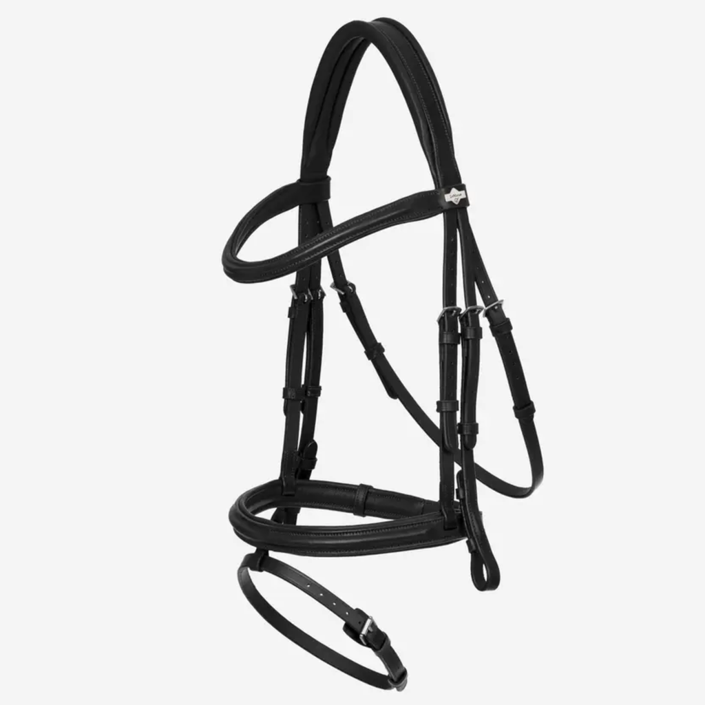 LeMieux Arika Flash Bridle - Black/Silver