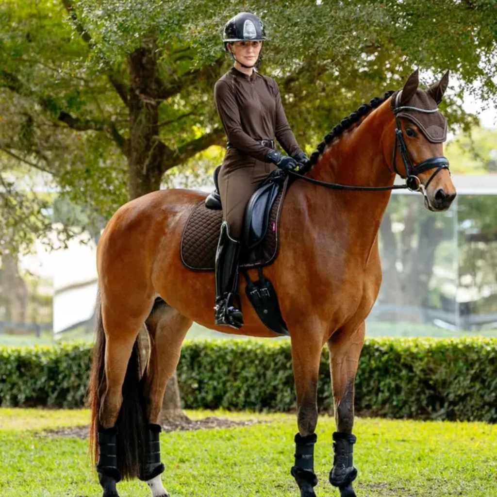 LeMieux Brilliance Dressage Square - Espresso