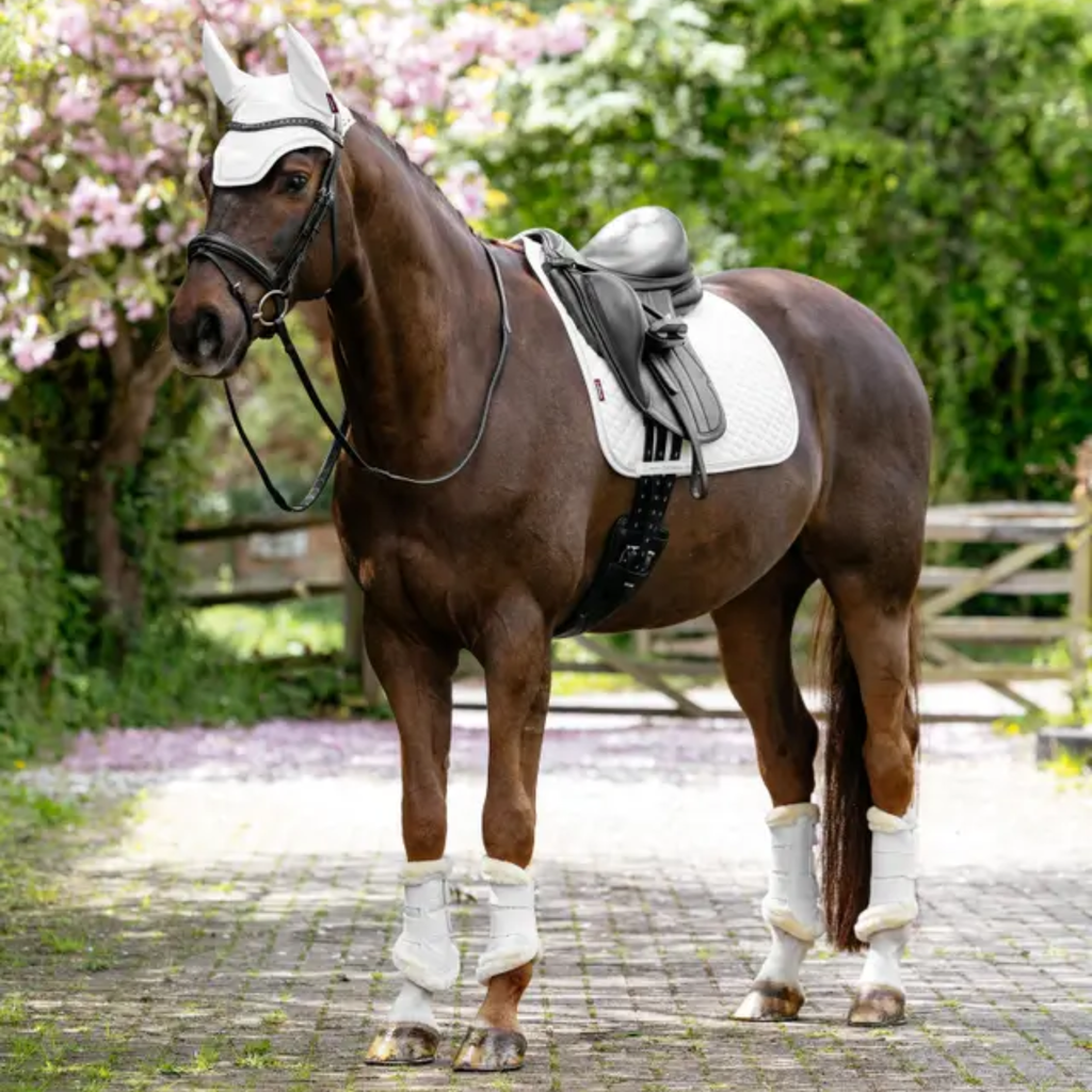 LeMieux Brilliance Dressage Square - White