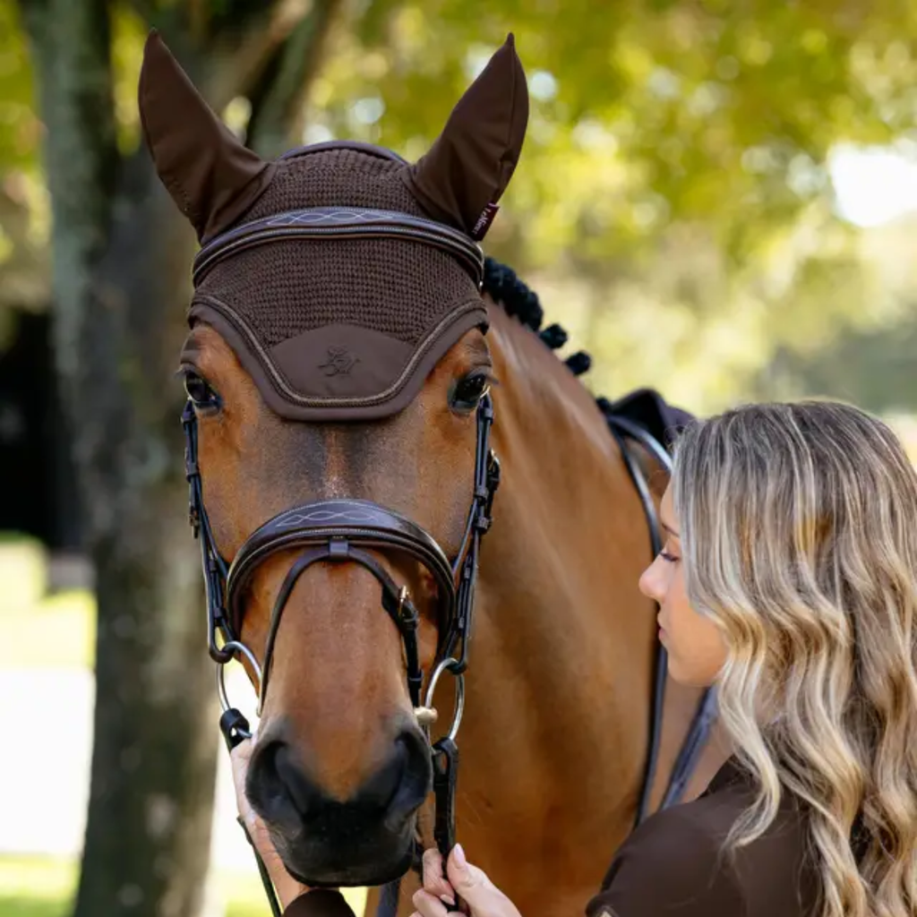 LeMieux Brilliance Fly Hood - Espresso