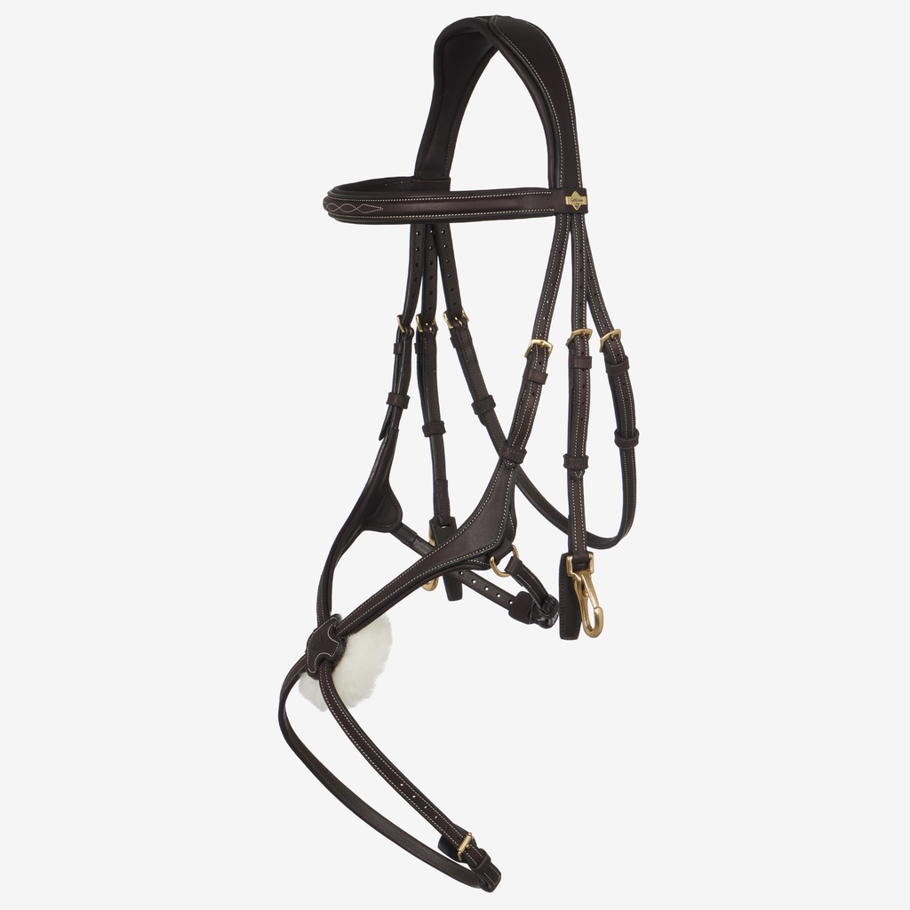 LeMieux Kudos Grackle Work Bridle - Brown