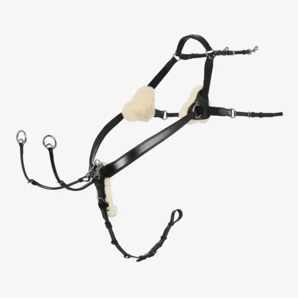 LeMieux Kudos 5 Point Bridge Breastplate - Black