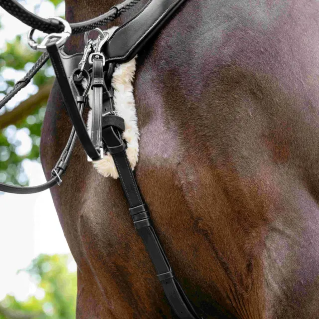 LeMieux Kudos 5 Point Bridge Breastplate - Black