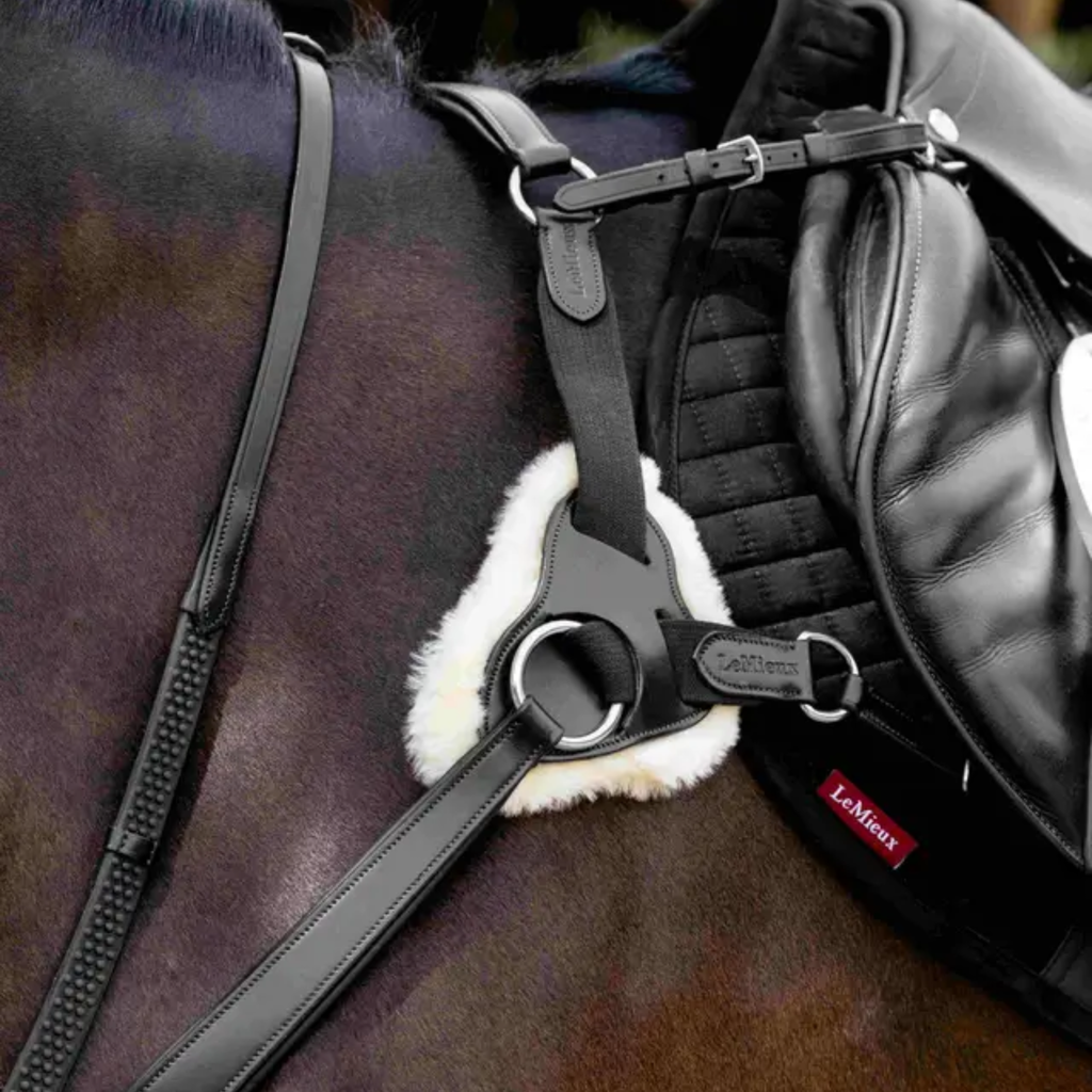 LeMieux Kudos 5 Point Bridge Breastplate - Black