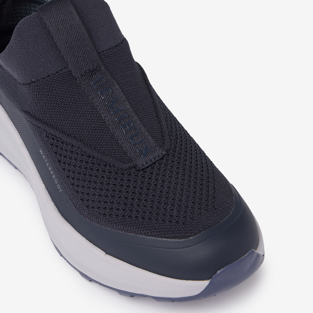 LeMieux Kanta Slip On Waterproof Trainers - Navy