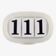 LeMieux Saddle Number Holder - Silver Glitter