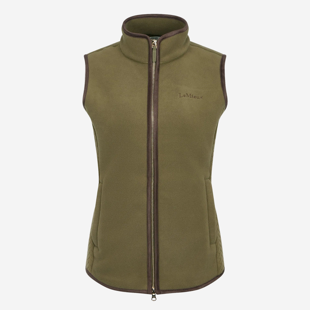 LeMieux Ladies Frankie Fleece Gilet - Willow Green