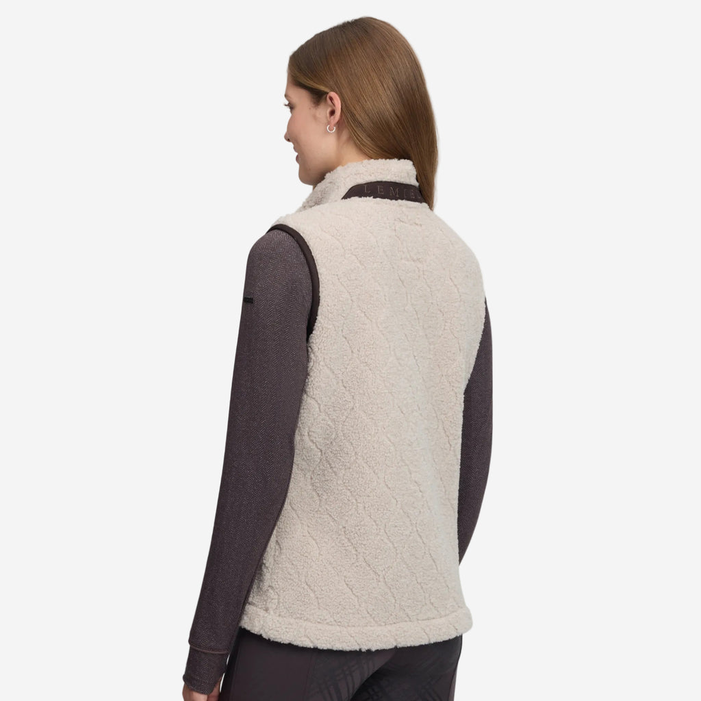 LeMieux Ladies Heritage Borg Gilet - Stone