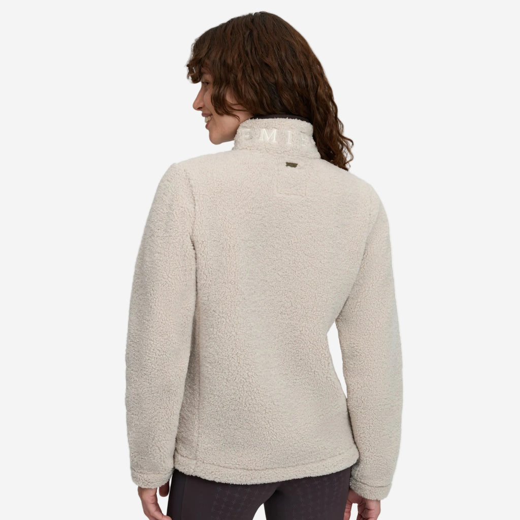 LeMieux Heritage Borg Zip Through Jacket - Stone