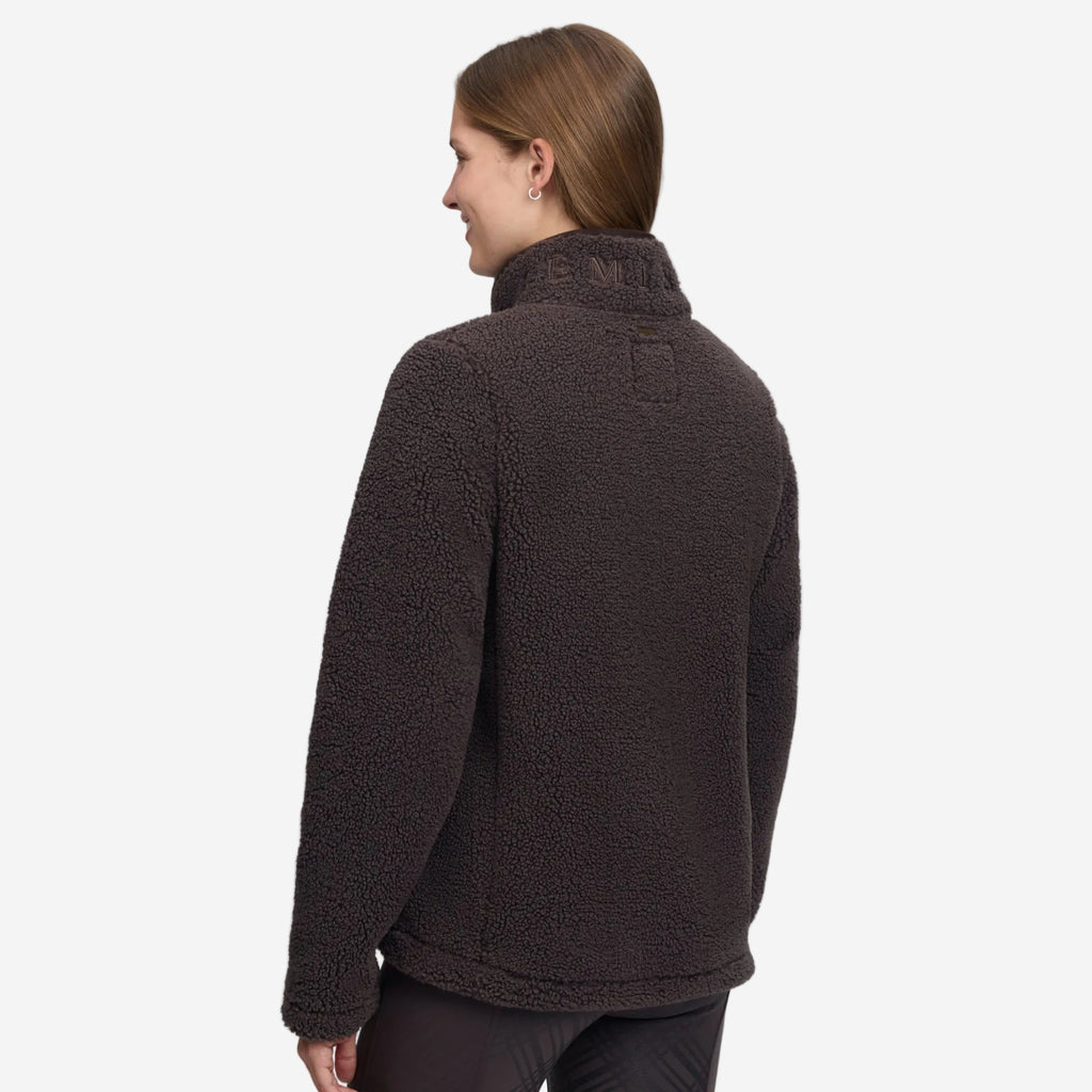 LeMieux Heritage Borg Zip Through Jacket - Cocoa
