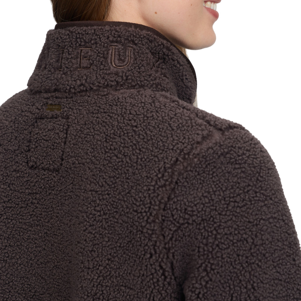 LeMieux Heritage Borg Zip Through Jacket - Cocoa