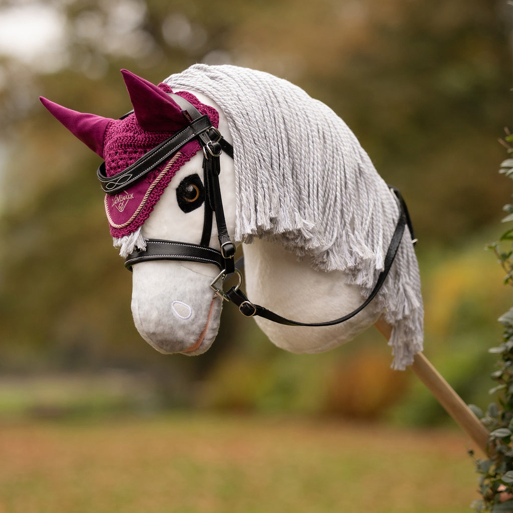 LeMieux Hobby Horse Fly Hood - Blackberry