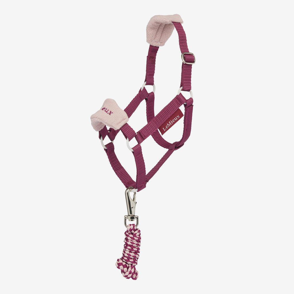 LeMieux Hobby Horse Vogue Headcollar & Leadrope - Blackberry
