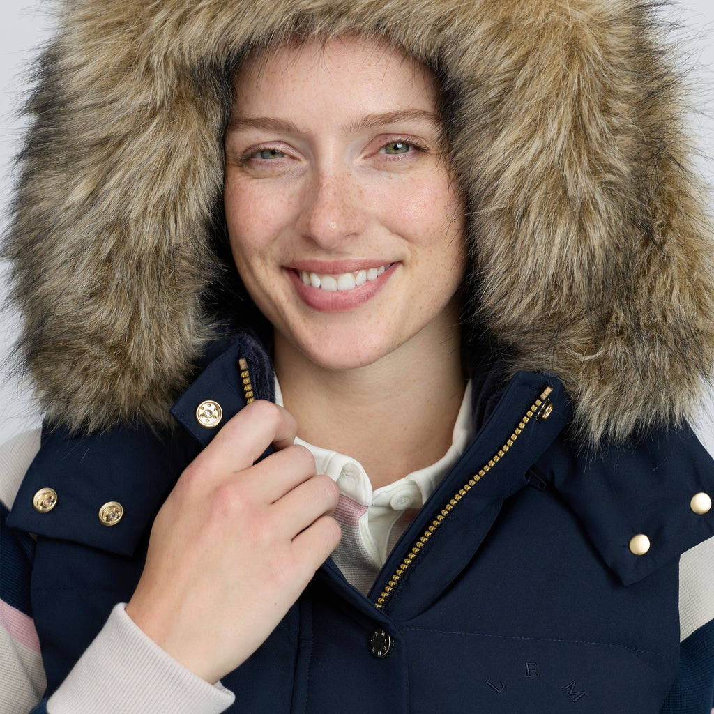 LeMieux Ladies Margot Hooded Gilet - Navy