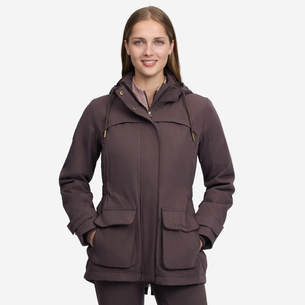 LeMieux Ladies Heritage Beatrice Waterproof Coat - Cocoa