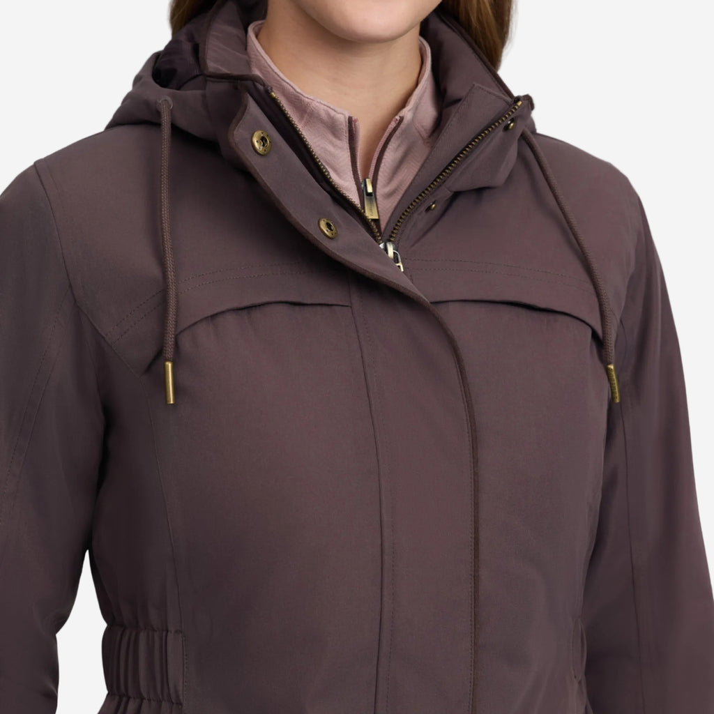 LeMieux Ladies Heritage Beatrice Waterproof Coat - Cocoa