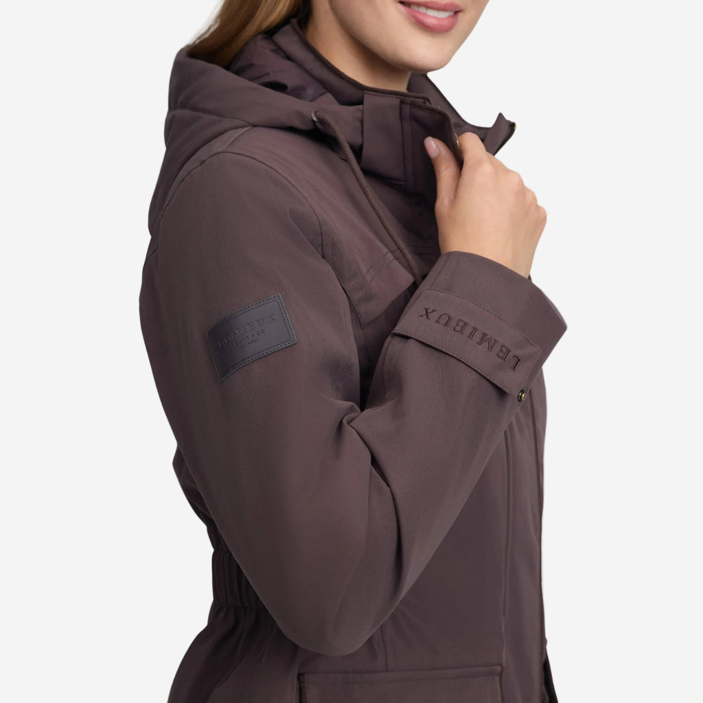 LeMieux Ladies Heritage Beatrice Waterproof Coat - Cocoa