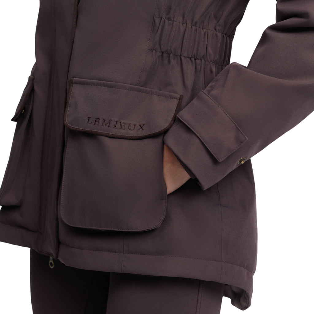LeMieux Ladies Heritage Beatrice Waterproof Coat - Cocoa