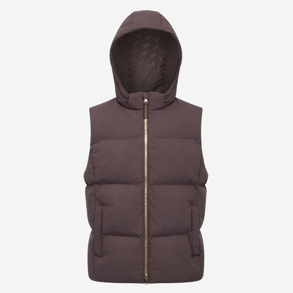 LeMieux Young Rider Joey Hooded Gilet - Cocoa