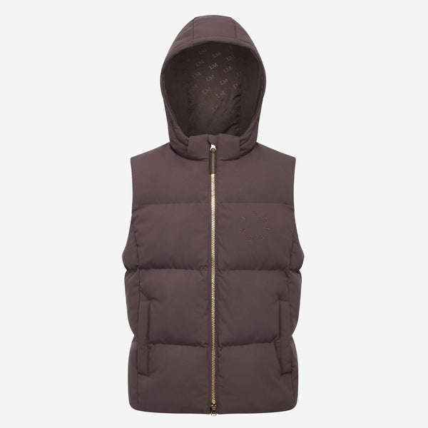 LeMieux Young Rider Joey Hooded Gilet - Cocoa