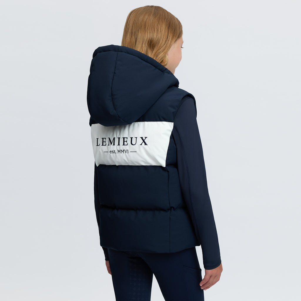 LeMieux Young Rider Joey Hooded Gilet - Navy