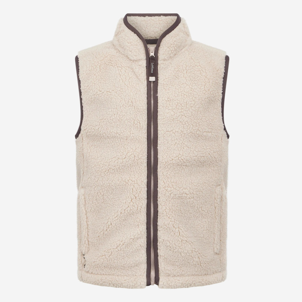 LeMieux Young Rider Trinity Teddy Gilet - Almond
