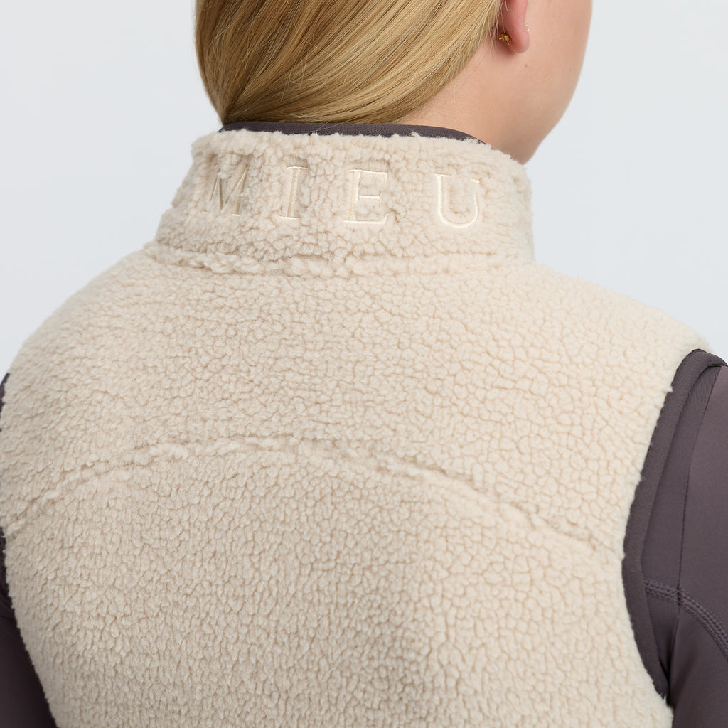 LeMieux Young Rider Trinity Teddy Gilet - Almond