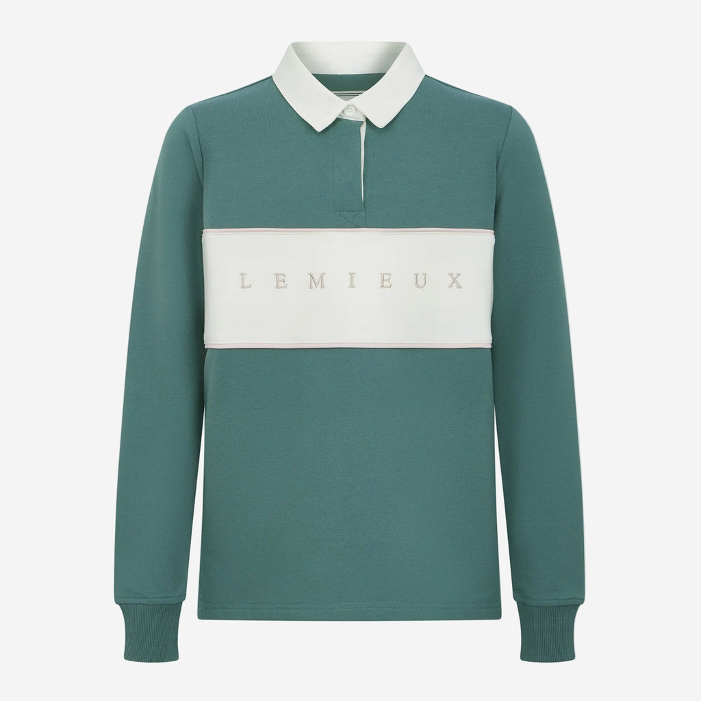 LeMieux Young Rider Riley Rugby Shirt - Aloe