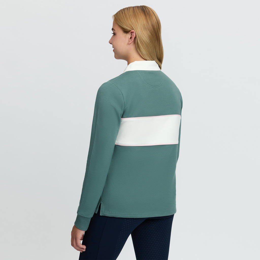 LeMieux Young Rider Riley Rugby Shirt - Aloe