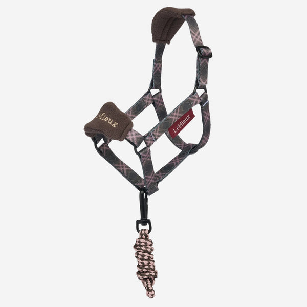 LeMieux Hobby Horse Heritage Vogue Headcollar & Leadrope - Cocoa