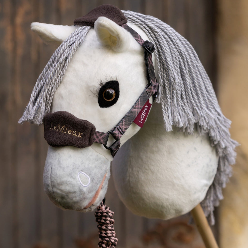 LeMieux Hobby Horse Heritage Vogue Headcollar & Leadrope - Cocoa