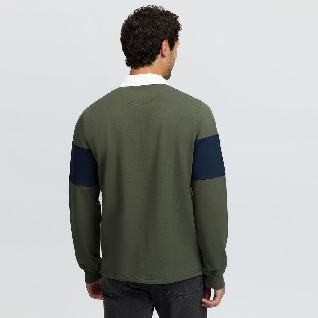 LeMieux Mens Rugby Shirt - Olive