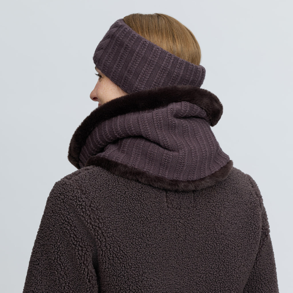 LeMieux Heritage Knitted Snood - Cocoa