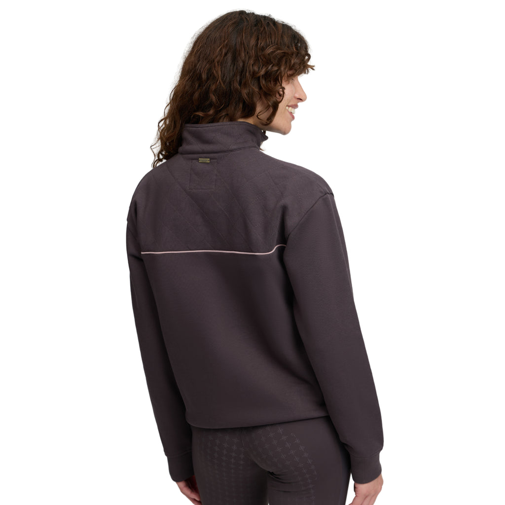 LeMieux Heritage Quarter Zip Sweat - Cocoa