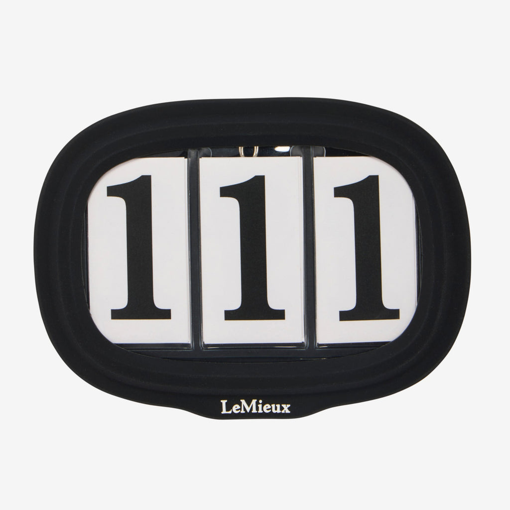 LeMieux Competition Bridle Number Holder - Black