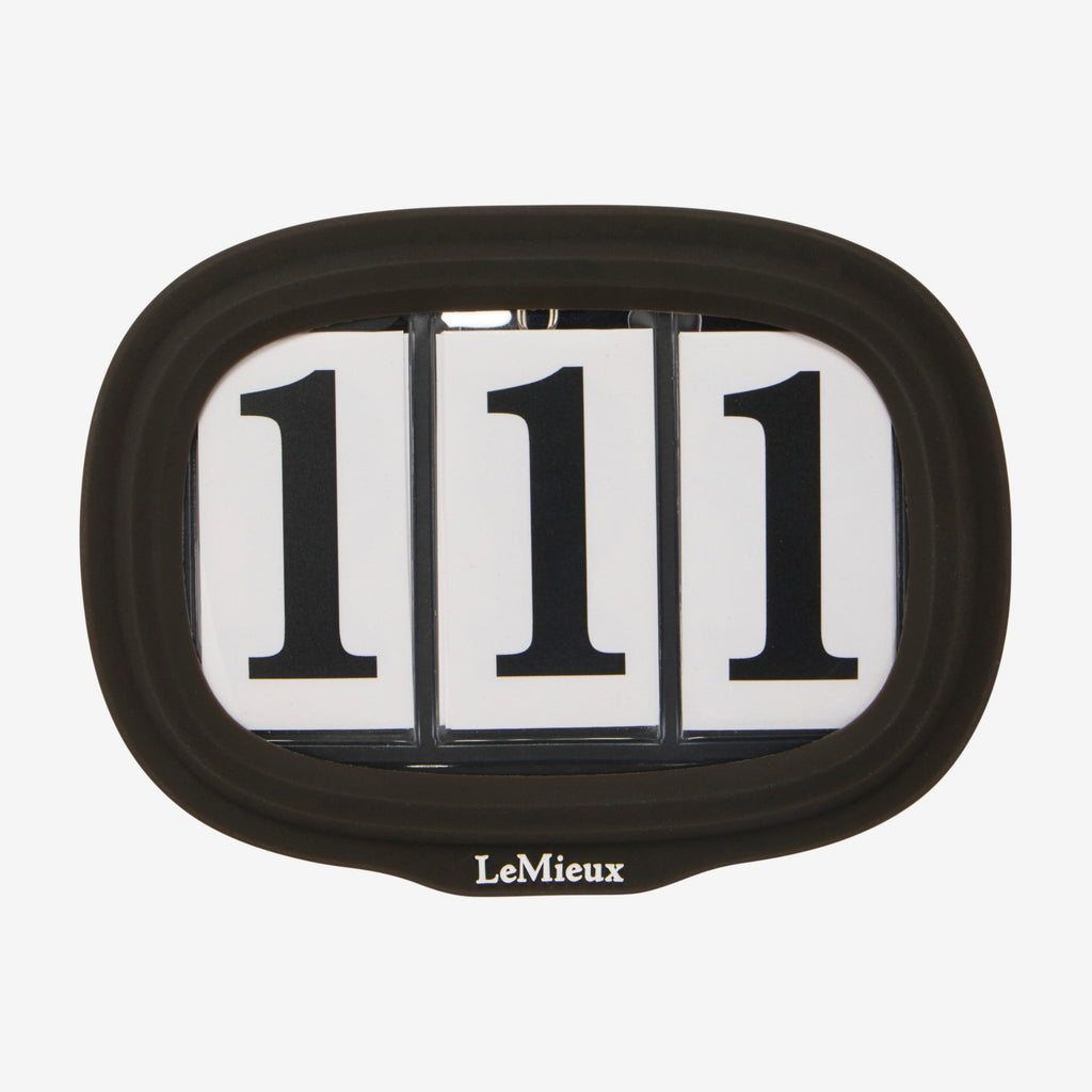 LeMieux Competition Bridle Number Holder - Brown