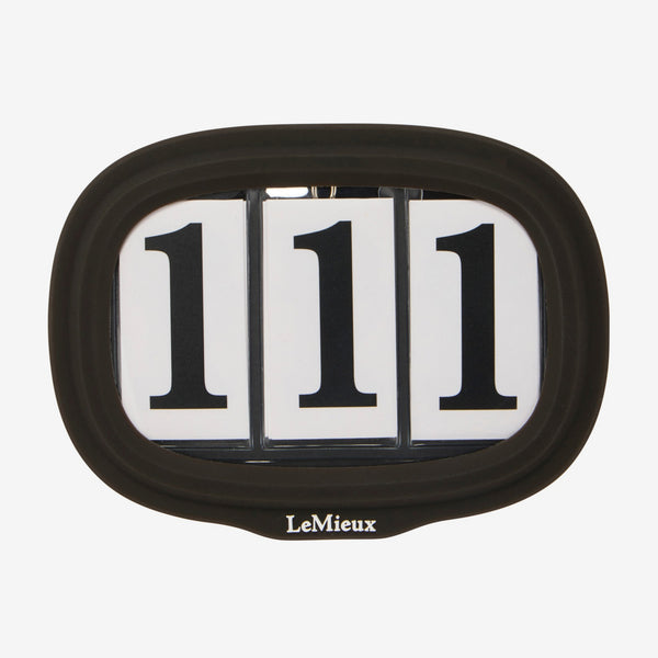 LeMieux Competition Bridle Number Holder - Brown