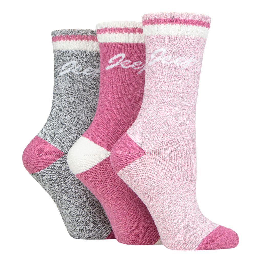 Jeep Performance Boot Sock - Rose/Cerise/Cream
